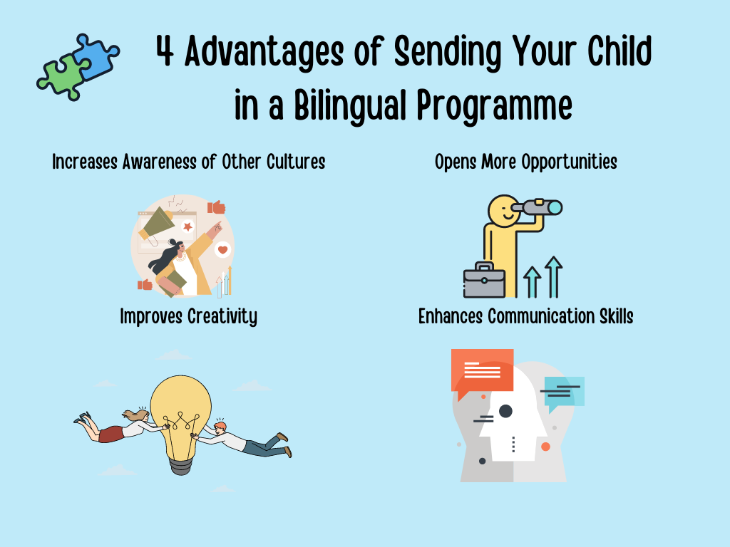 4 Advantages of Sending Your Child in a Bilingual Programme