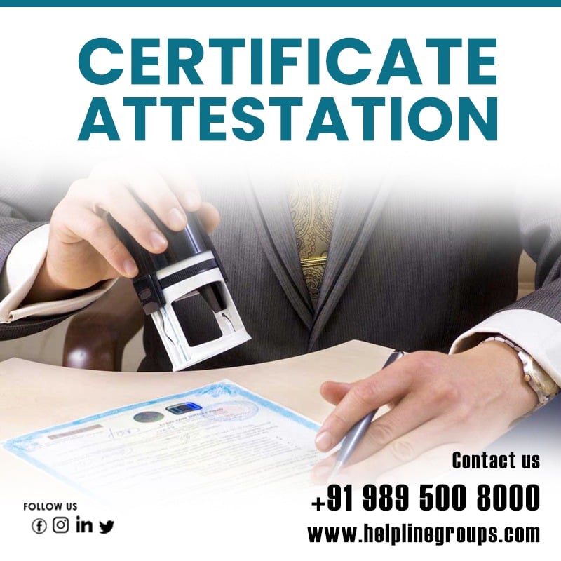                  Certificate attestation in Qatar