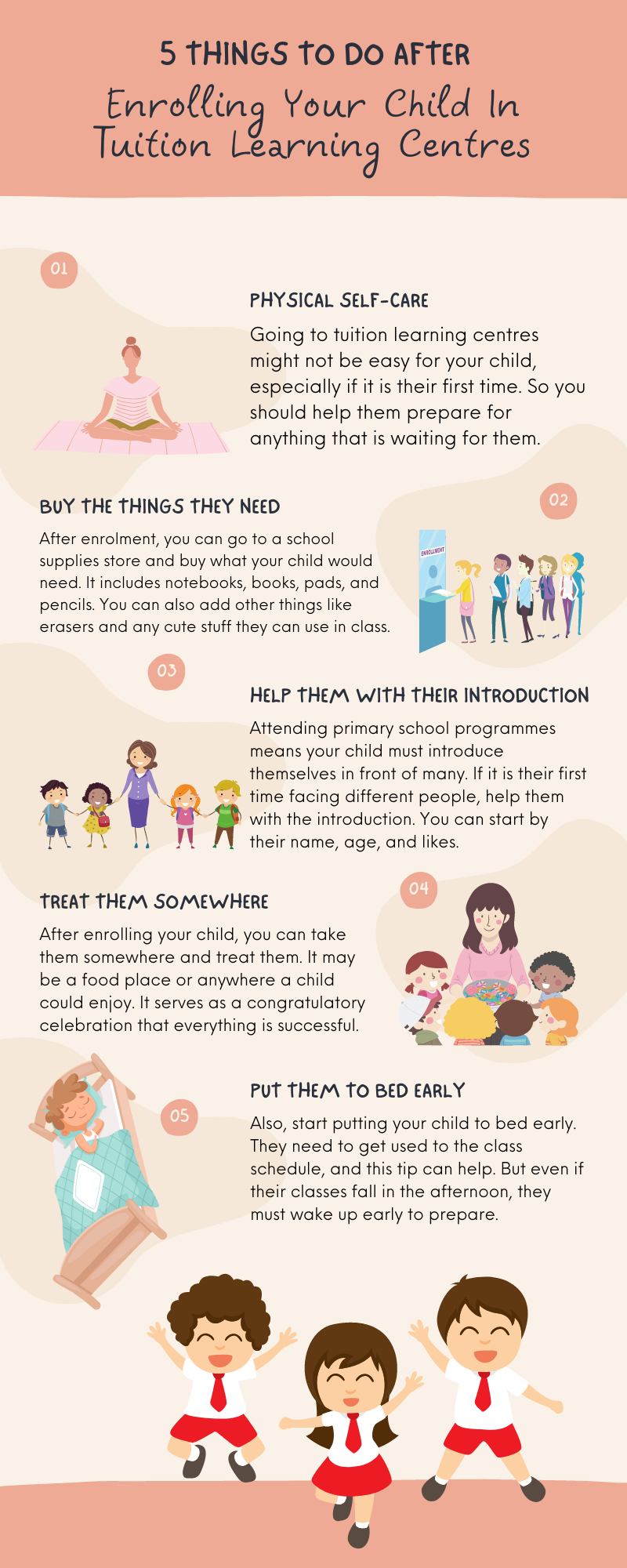 5 Things To Do After Enrolling Your Child In Tuition Learning Centres