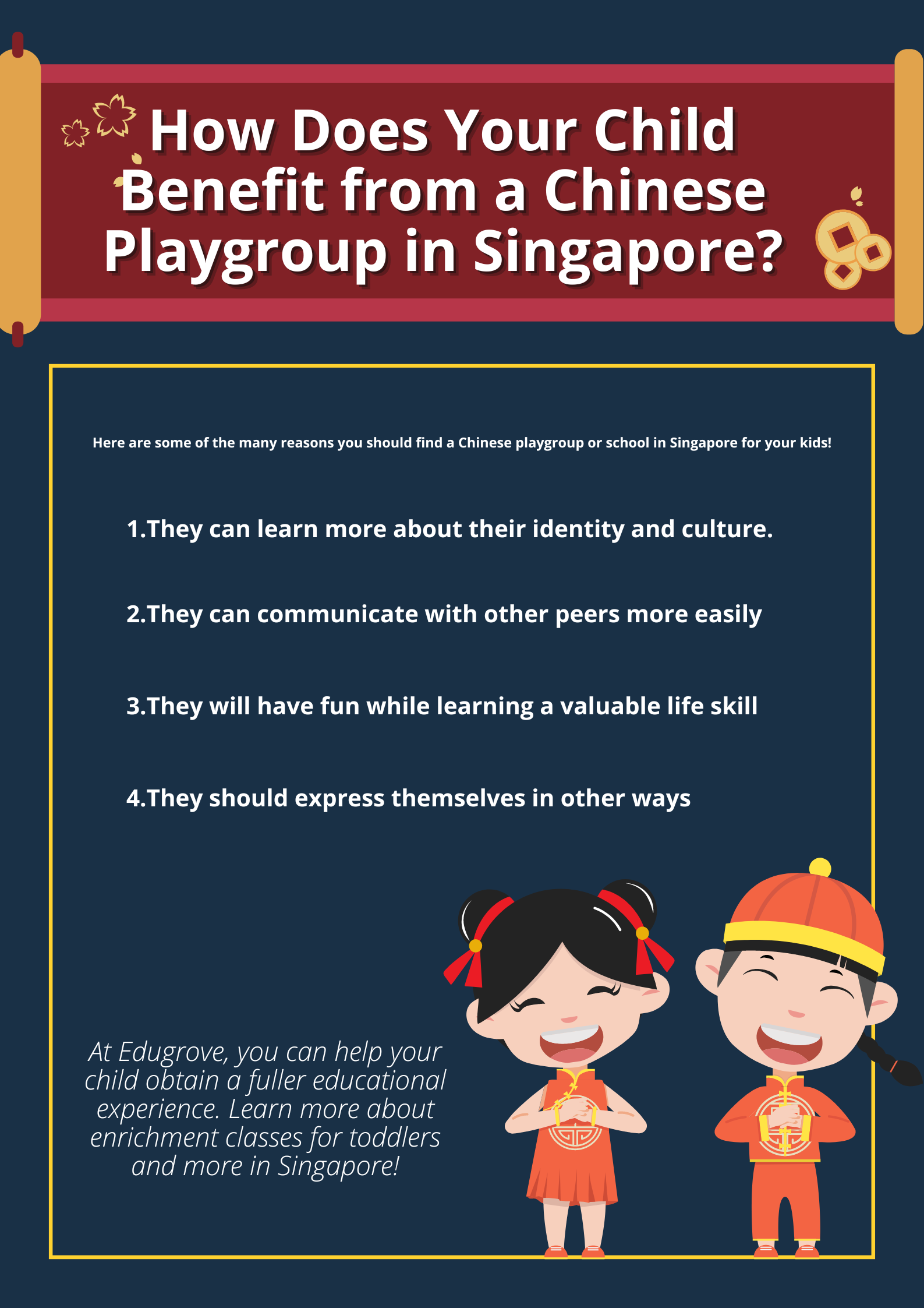 How Does Your Child Benefit from a Chinese Playgroup in Singapore?