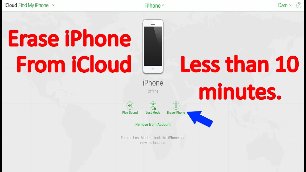 Step Wise Method How to Erase iPhone Data Using iCloud