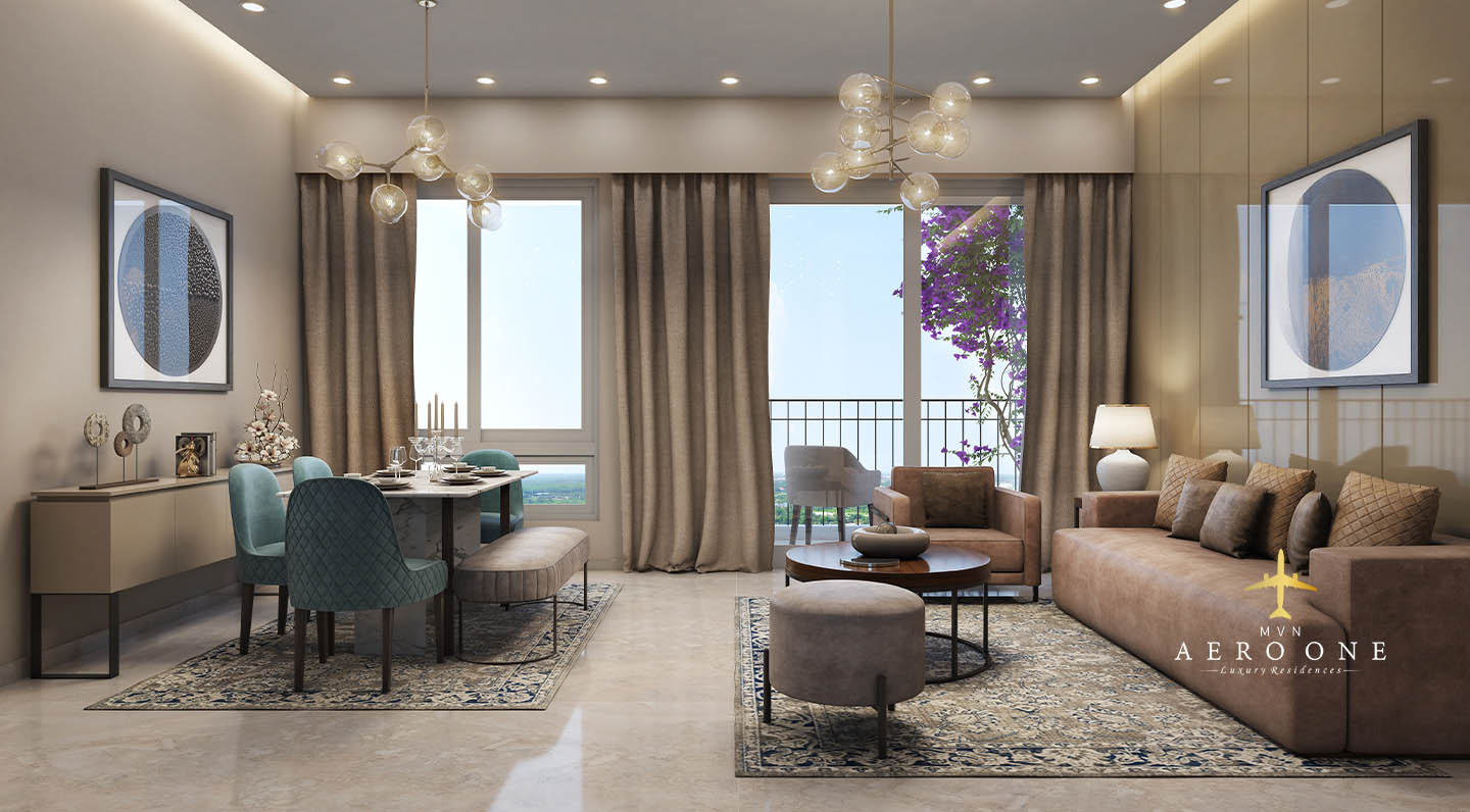 1 BHK Ready to move Flats / Apartments in Bangalore for Sale | MVN Aero One