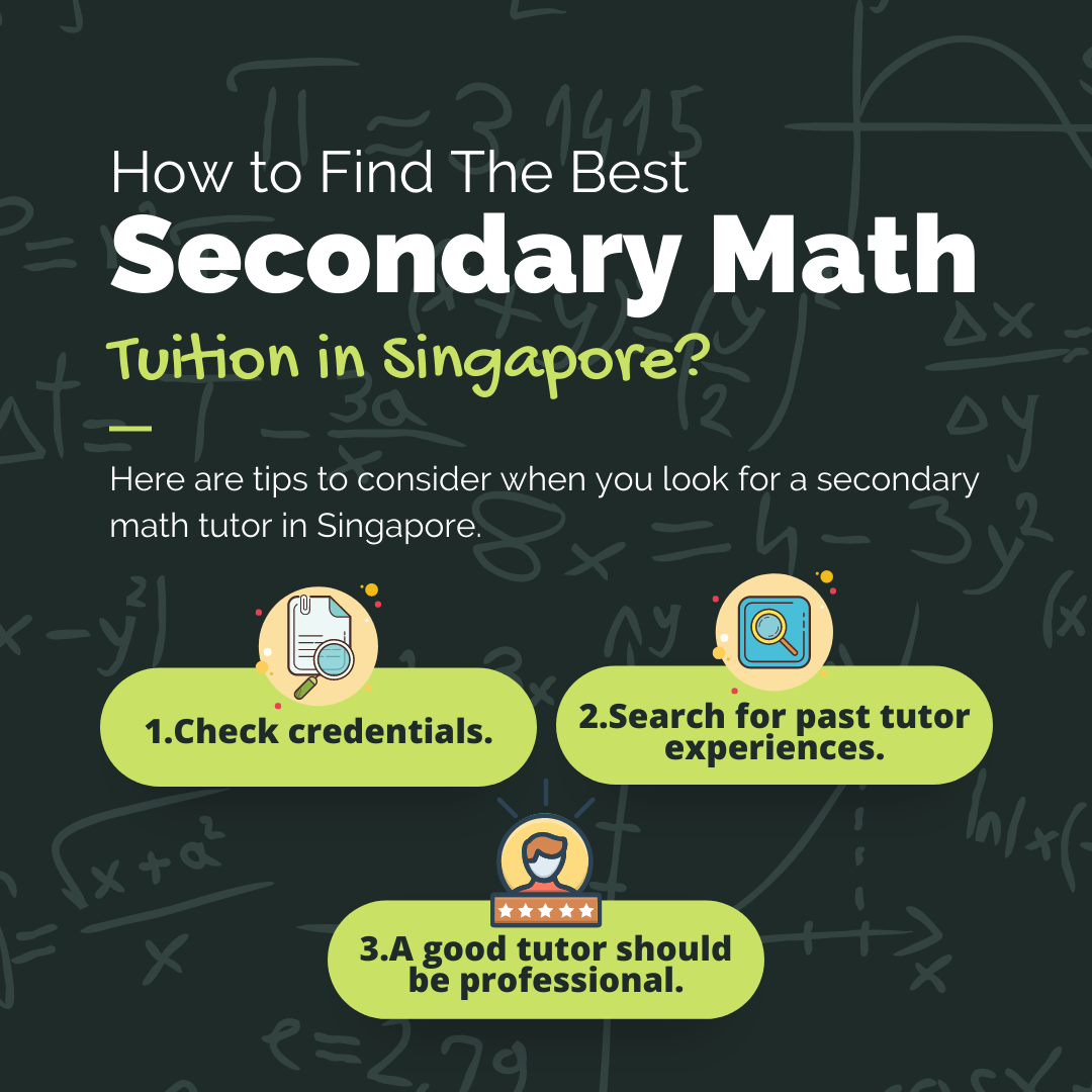 How to Find The Best Secondary Math Tuition in Singapore?
