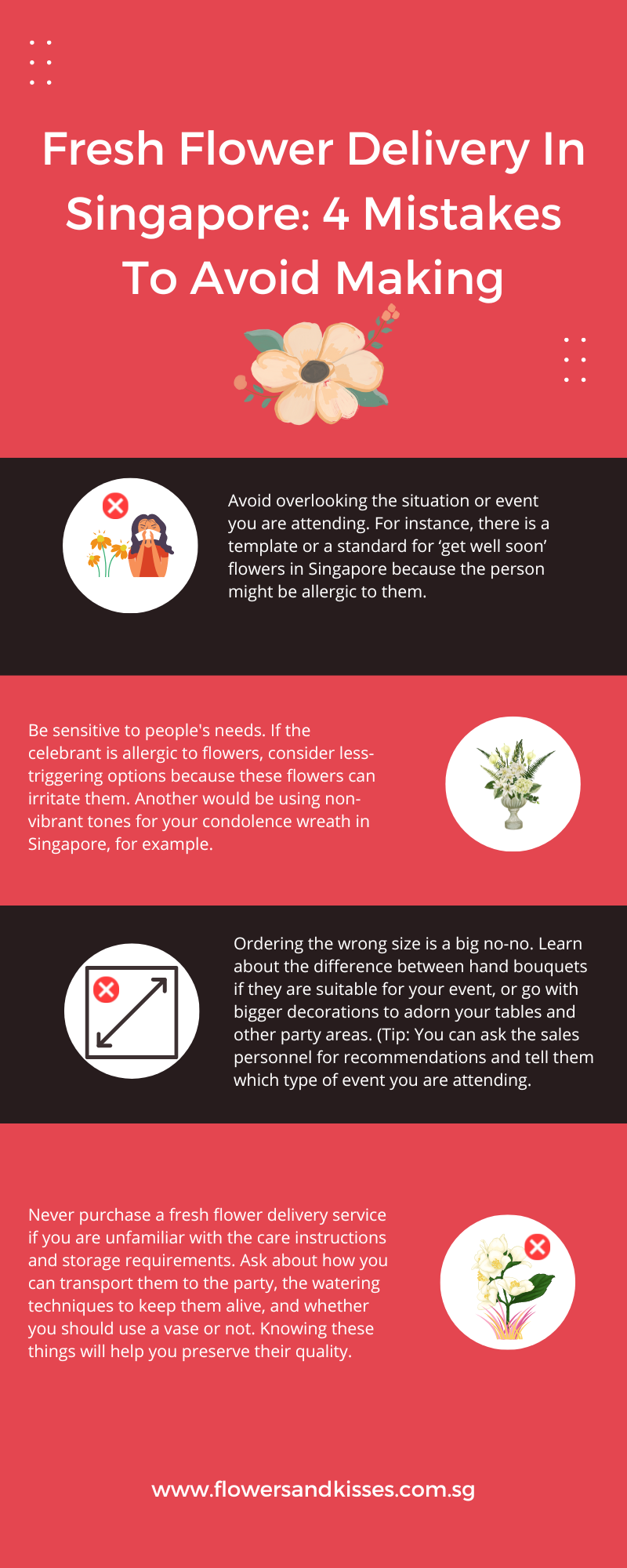 Fresh Flower Delivery In Singapore: 4 Mistakes To Avoid Making
