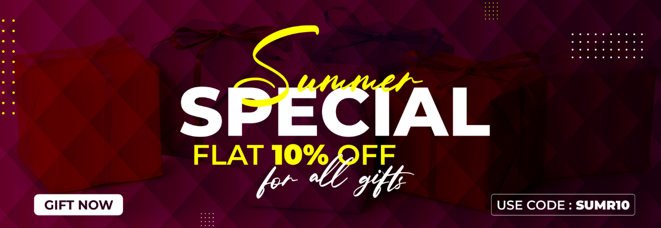 Summer Special Get 10% Offer for all Cakes, Gifts and Flowers - Giftdubaionline.com