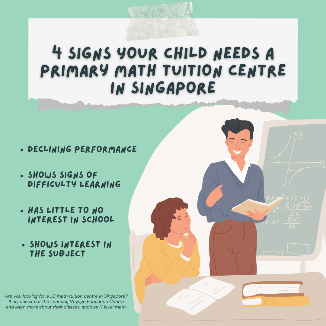 4 Signs Your Child Needs a Primary Math Tuition Centre in Singapore