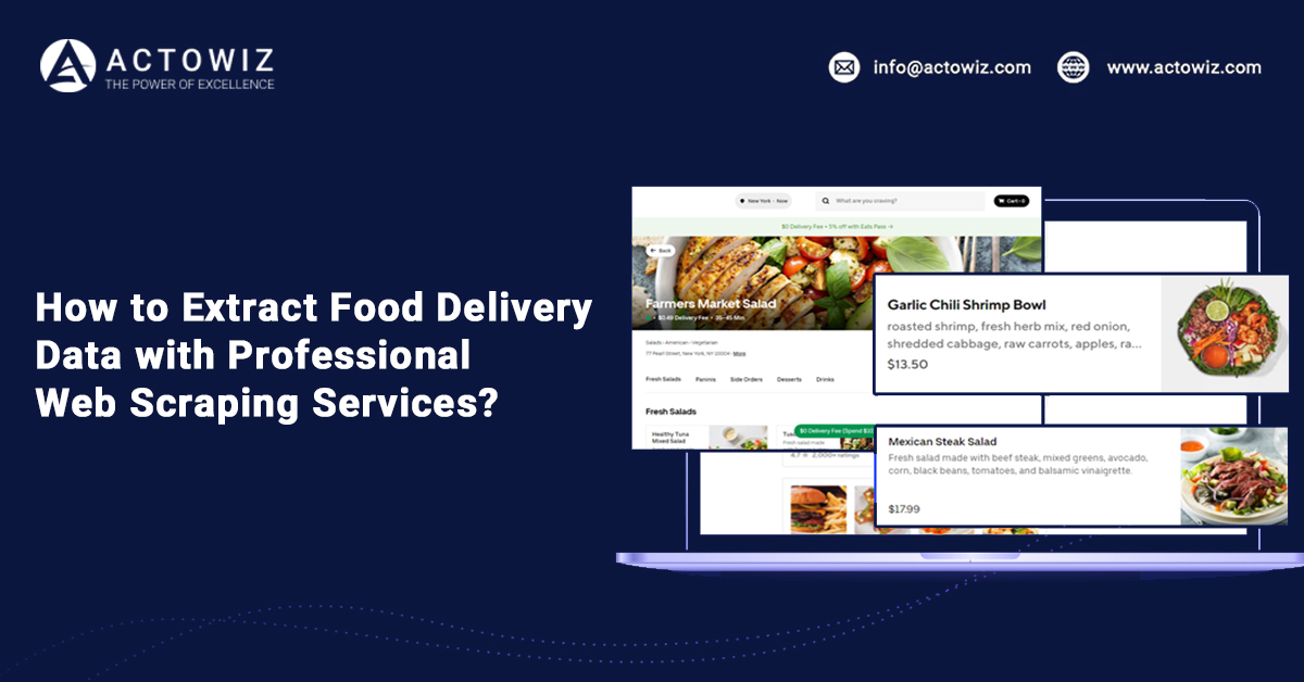How to Extract Food Delivery Data with Professional Web Scraping Services?