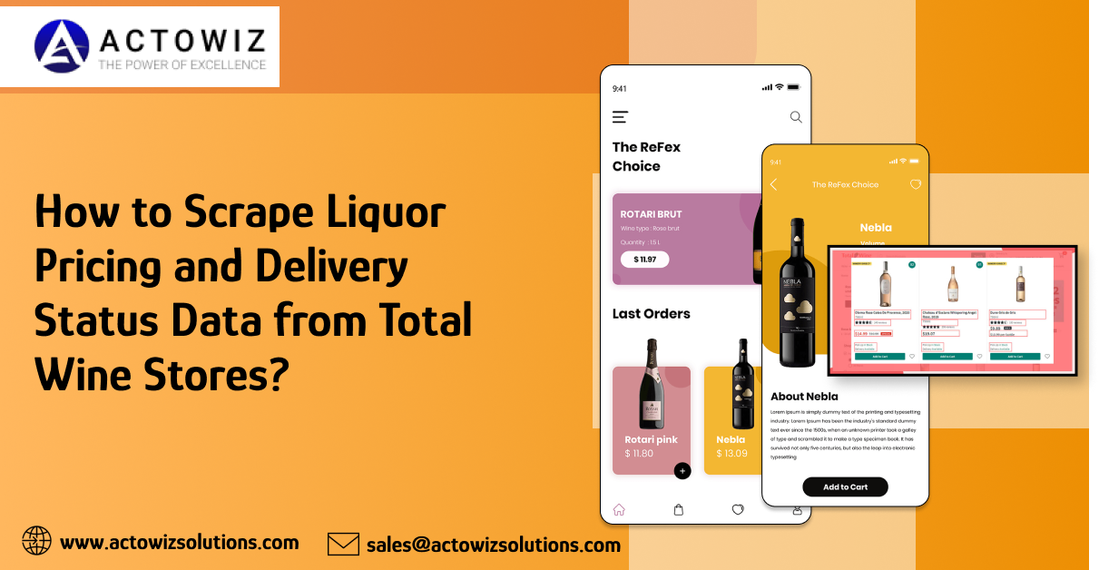 How to Scrape Liquor Pricing and Delivery Status Data from Total Wine Stores?