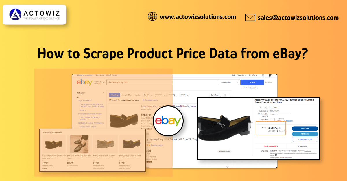 How to Scrape Product Price Data from eBay?
