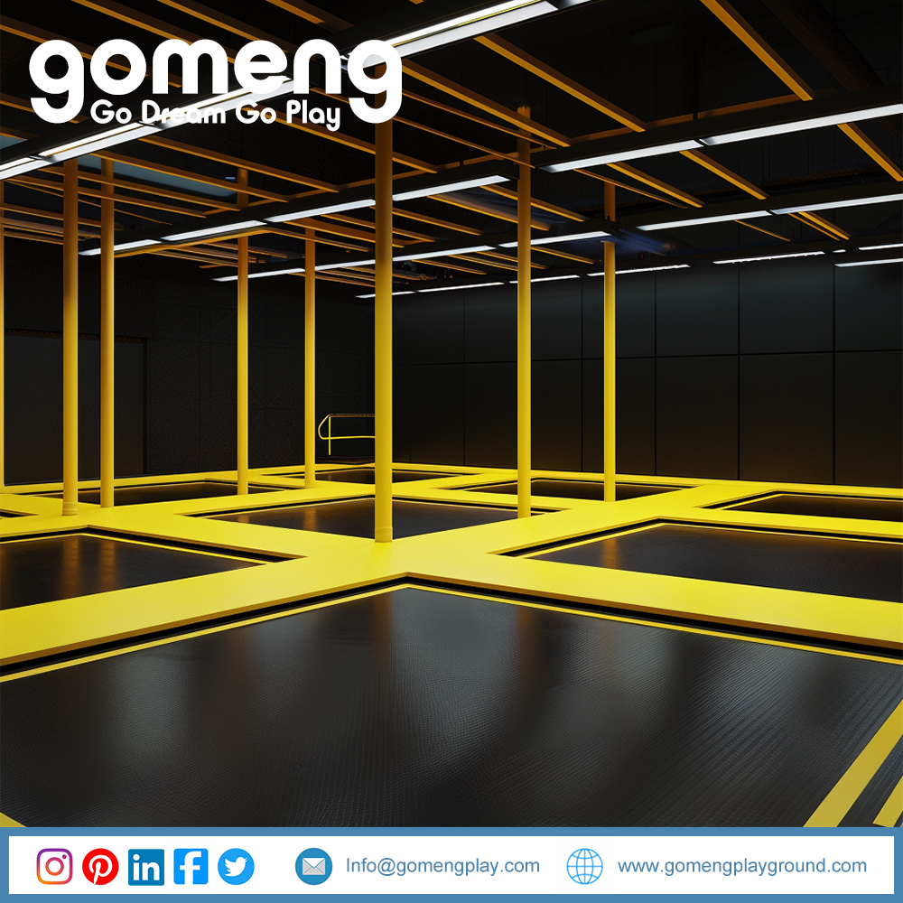 Sky High Fun: Customized Indoor Trampoline Park for Kids