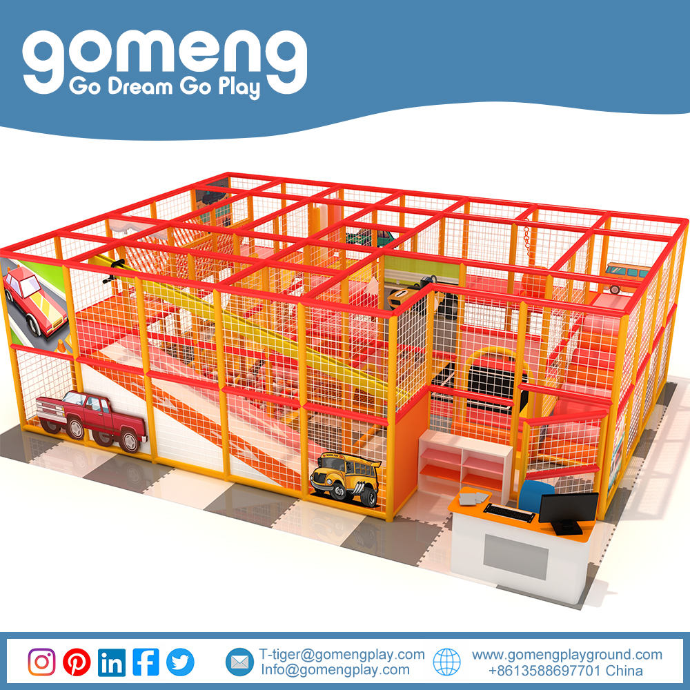 Cartoon Car Theme Indoor Playground