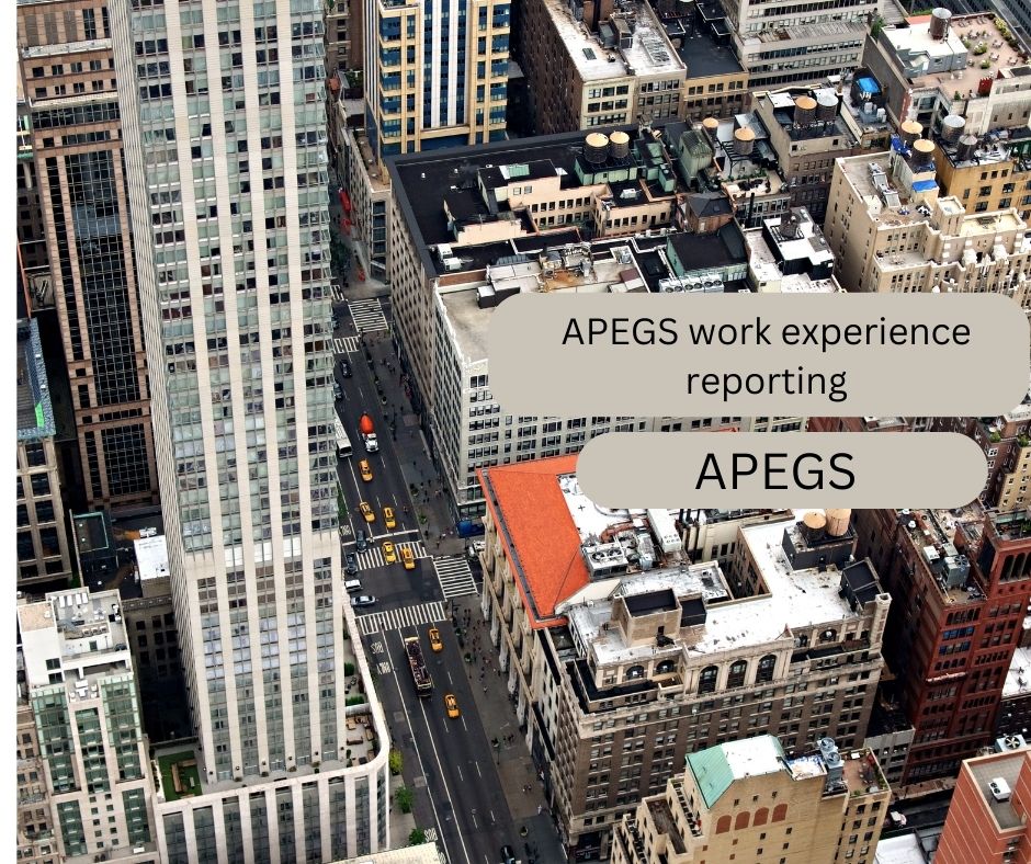 How to report work experience in APEGS CBA System