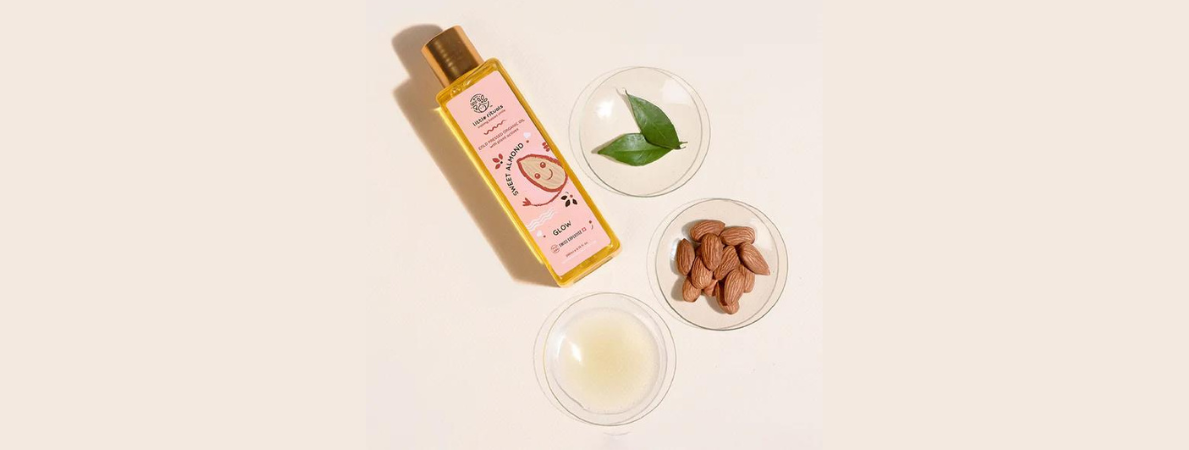 Go for organic almond oil for babies