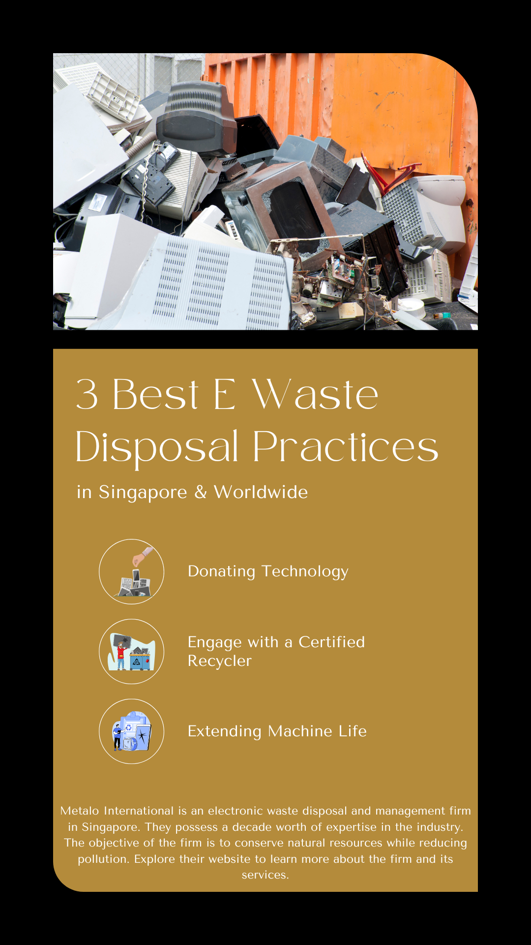3 Best E Waste Disposal Practices in Singapore & Worldwide