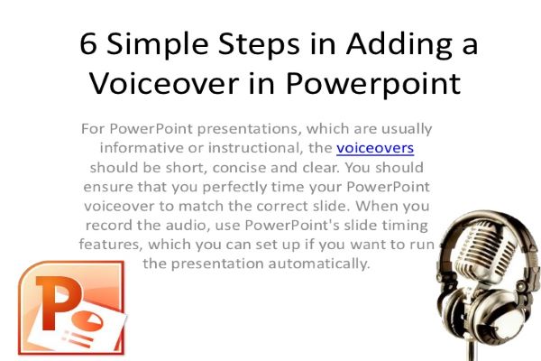 How to Perform Voiceover on PowerPoint