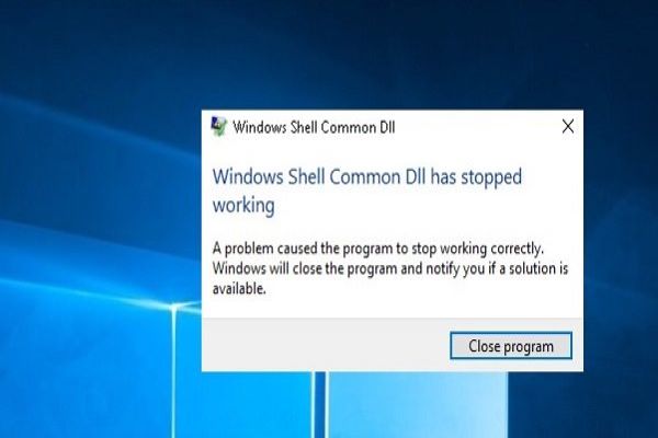 How to Fix Windows Shell Common DLL has stopped Working Error