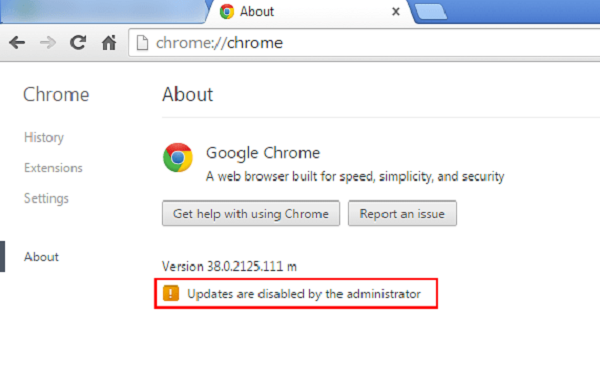 HOW TO TROUBLESHOOT ADMINISTRATOR DISABLES CHROME UPDATES?