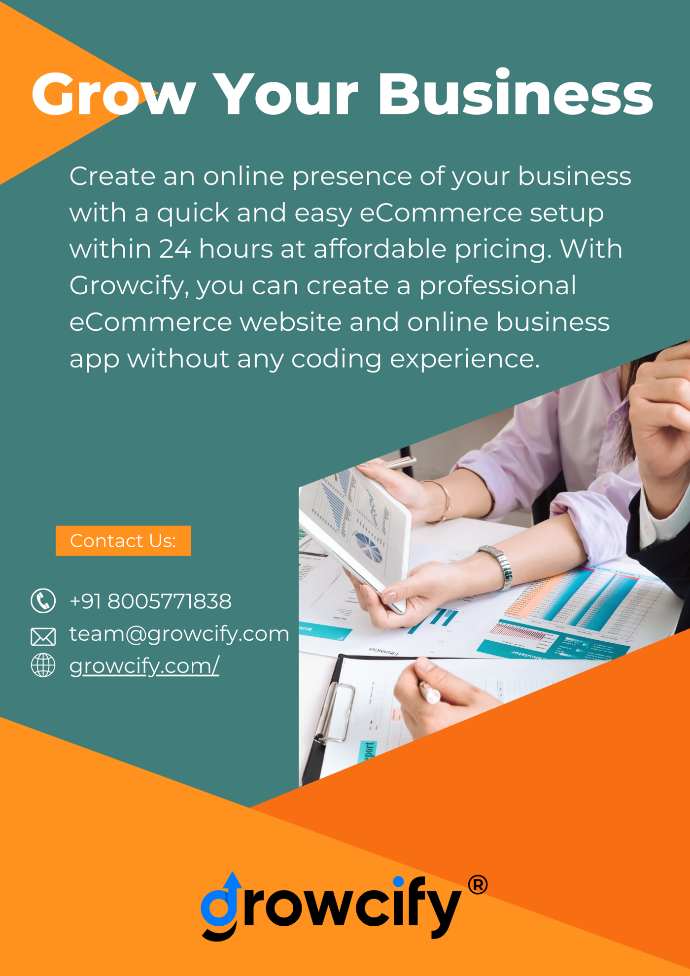 Nocode Ecommerce App for Business Growth — Growcify