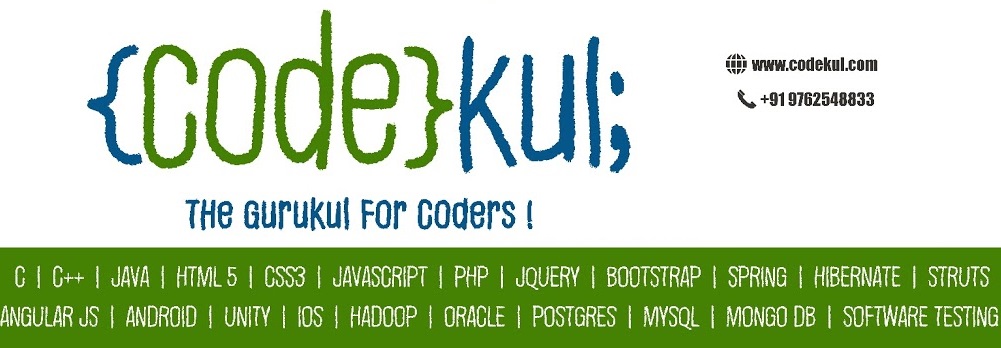 Paid Internships in Pune - Codekul