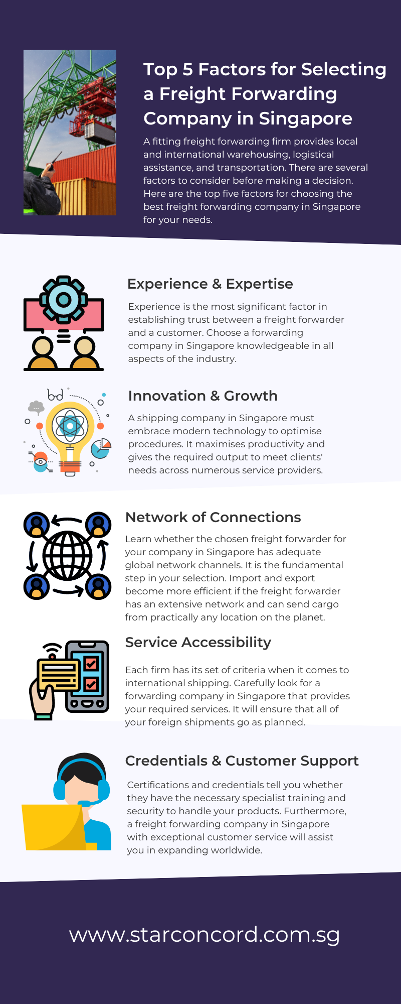 Top 5 Factors for Selecting a Freight Forwarding Company in Singapore
