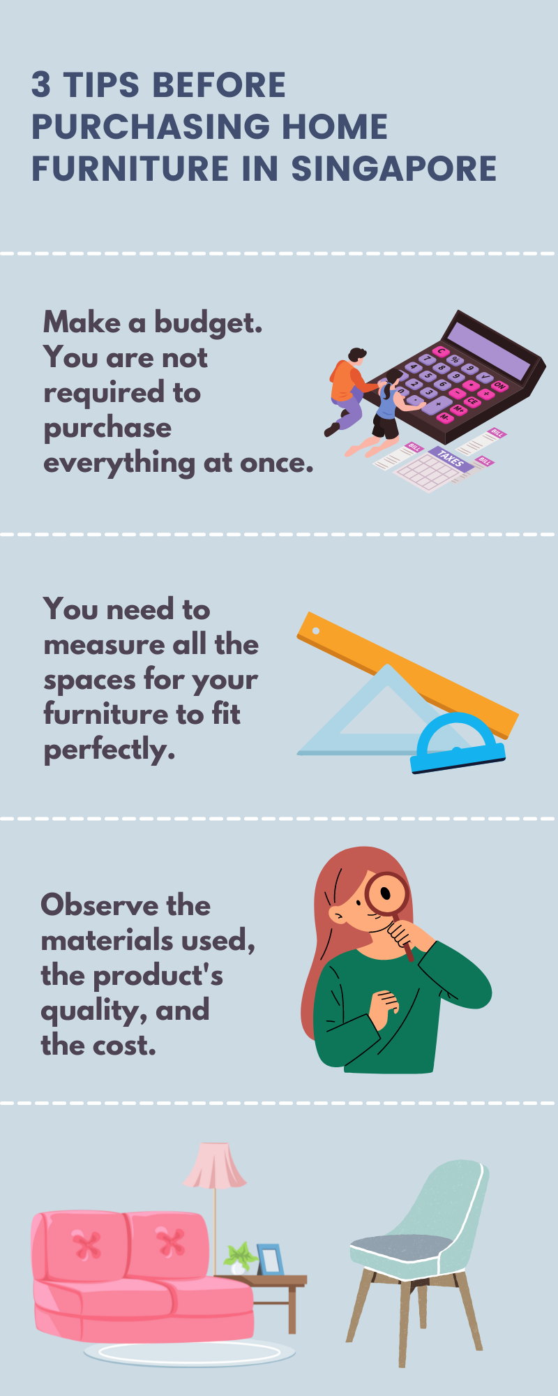 3 Tips Before Purchasing Home Furniture In Singapore