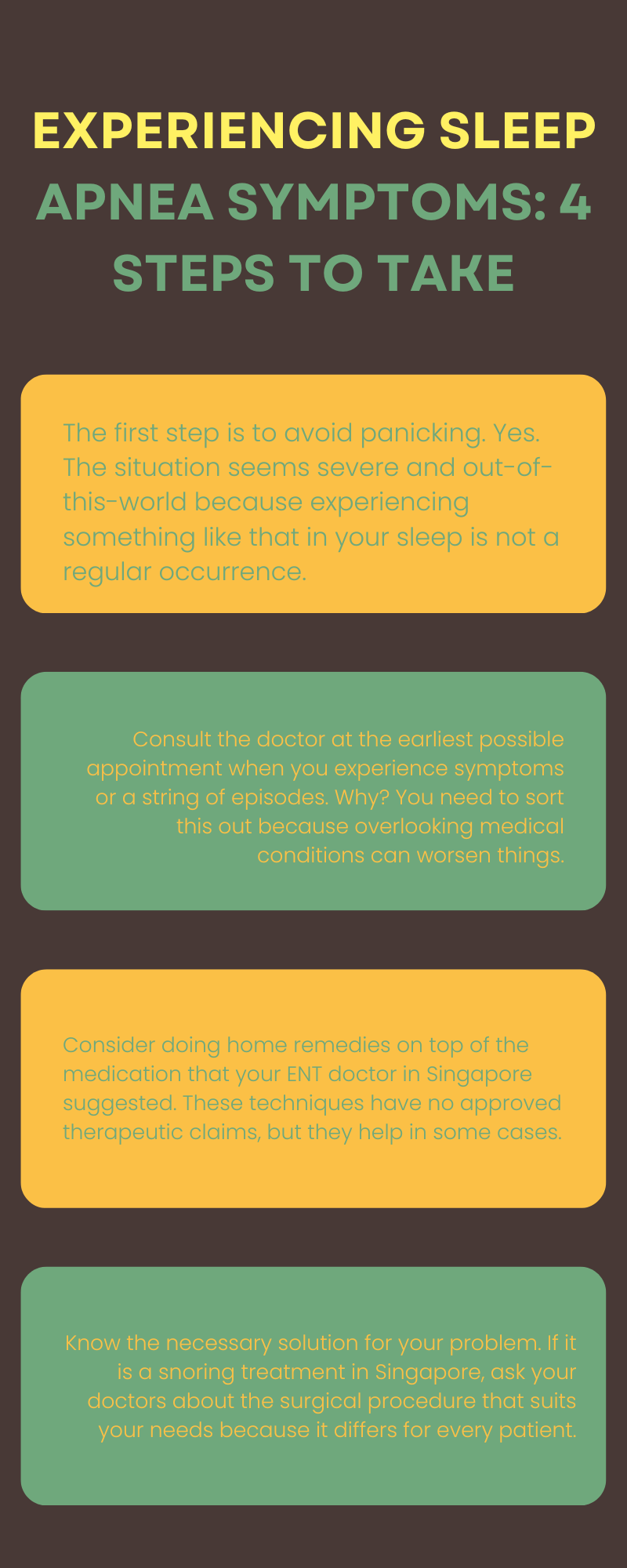 Experiencing Sleep Apnea Symptoms: 4 Steps To Take 