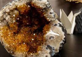 Large Citrine Geodes