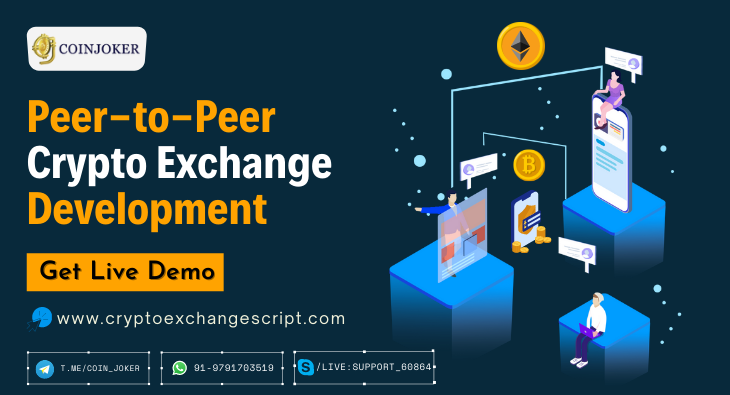 P2P Cryptocurrency Exchange Development | P2P Crypto Exchange Script | P2P exchange Development