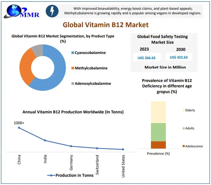 Vitamin B12 Market Growth, Size, Revenue Analysis, Top Leaders, and Forecast 2030