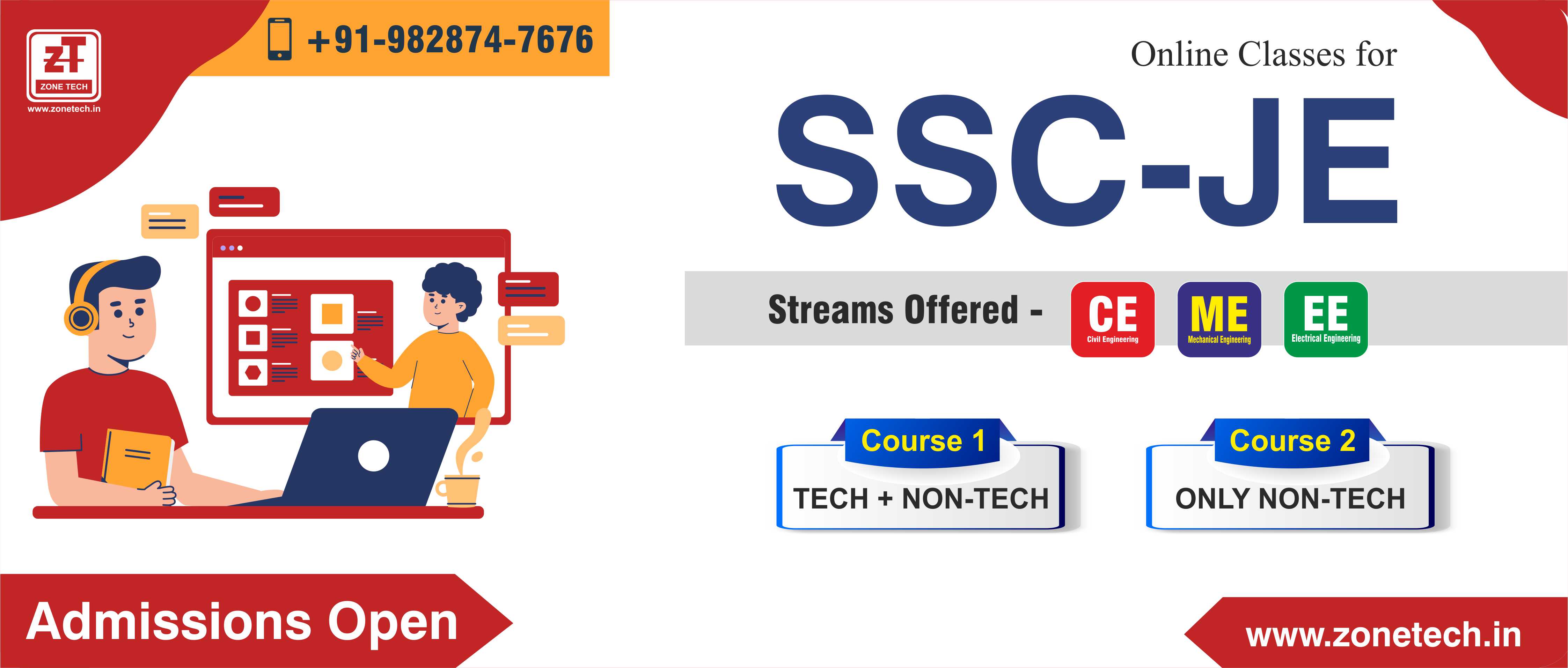 ZONE TECH FOR SSC JE ONLINE TEST SERIES
