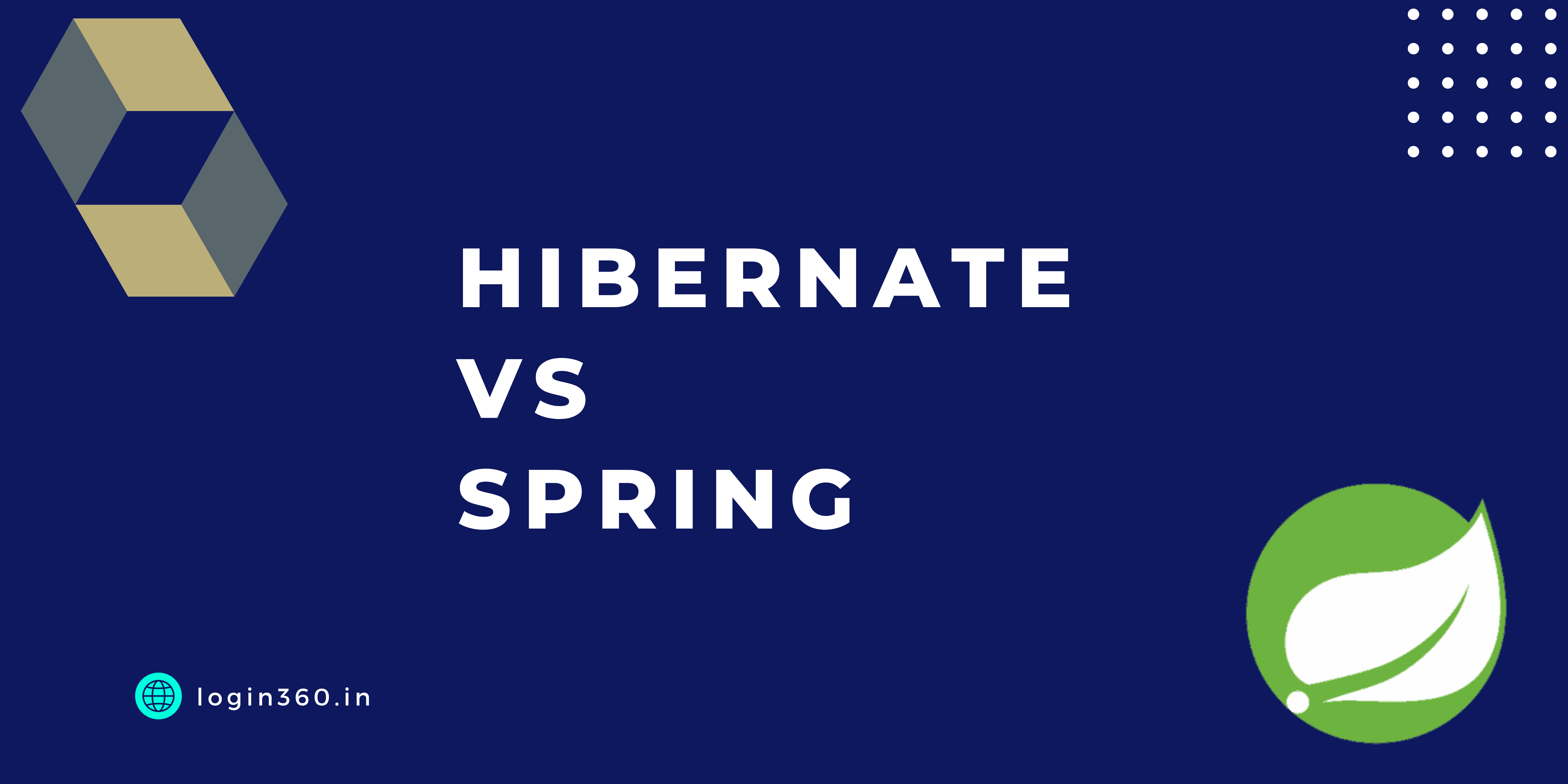 Hibernate vs Spring