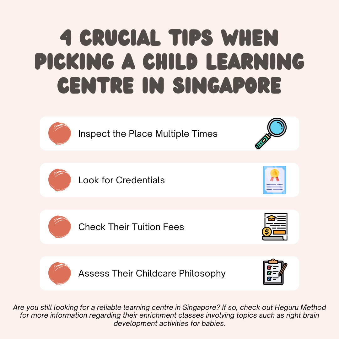 4 Crucial Tips When Picking a Child Learning Centre in Singapore