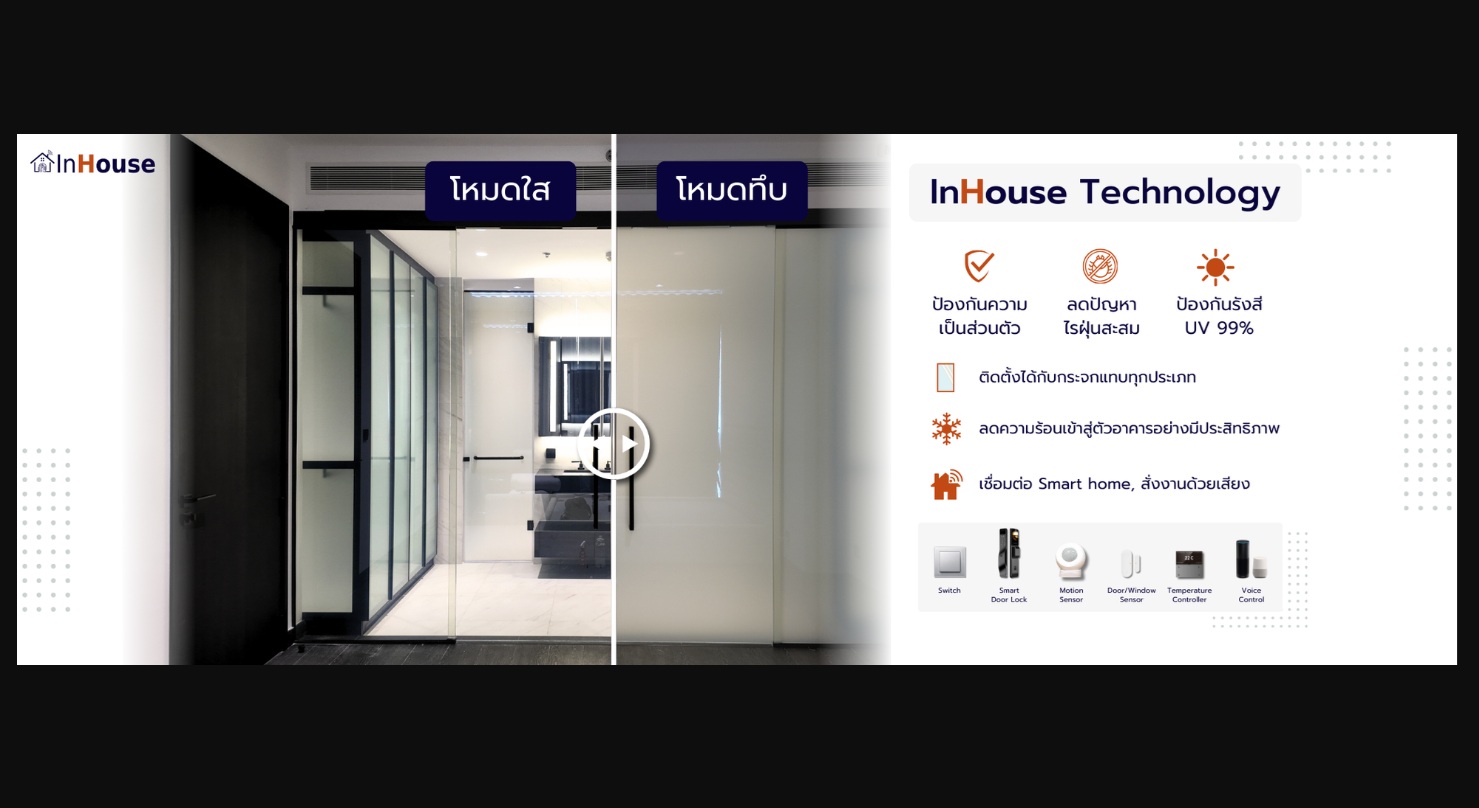 INHOUSE: ผู้นำนวัตกรรม Smart Film , Smart Glass และ ฟิล์มไฟฟ้า อันดับ 1 ของไทย