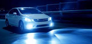 The use of adaptive headlights and how they improve visibility and safety