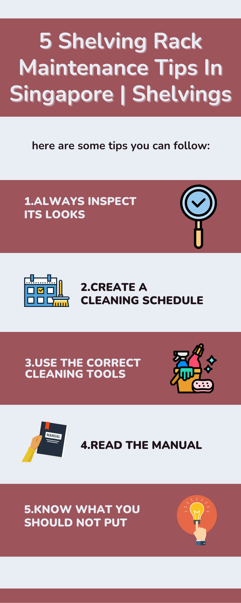 5 Shelving Rack Maintenance Tips In Singapore