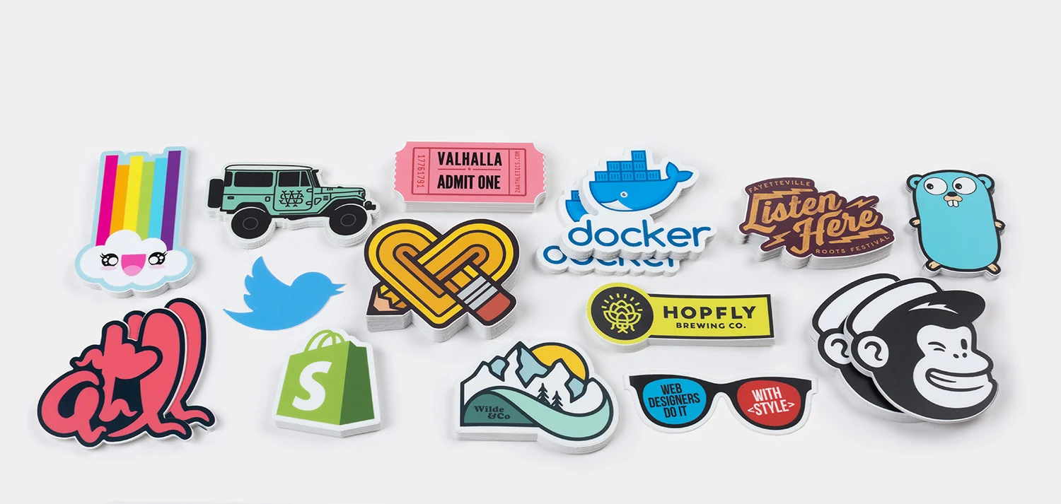 What is the easiest way to customize die cut stickers? 