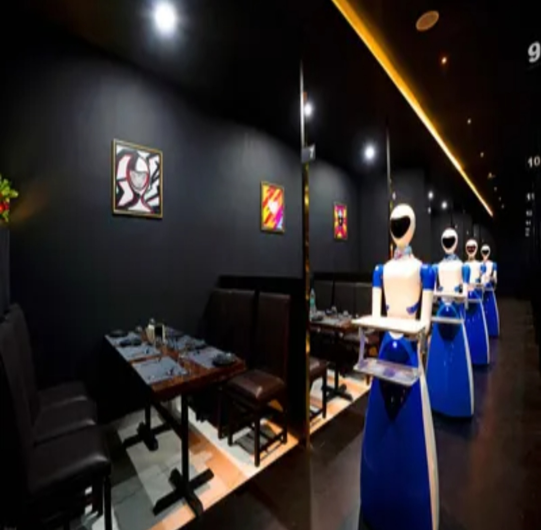 COVID-19 Effect: Pandemic generated boom of robot servers in Chinese restaurant in Chennai.