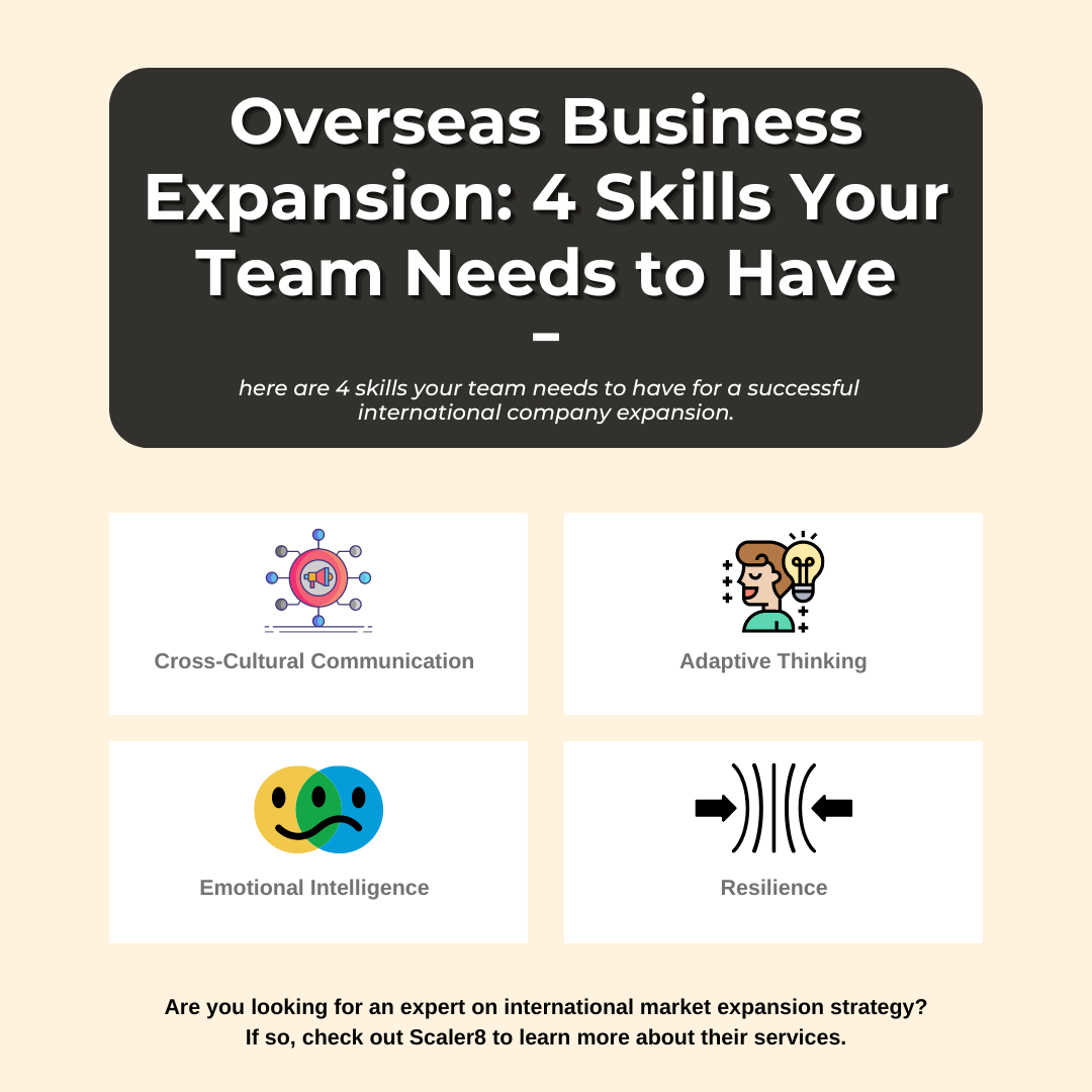 Overseas Business Expansion: 4 Skills Your Team Needs to Have 