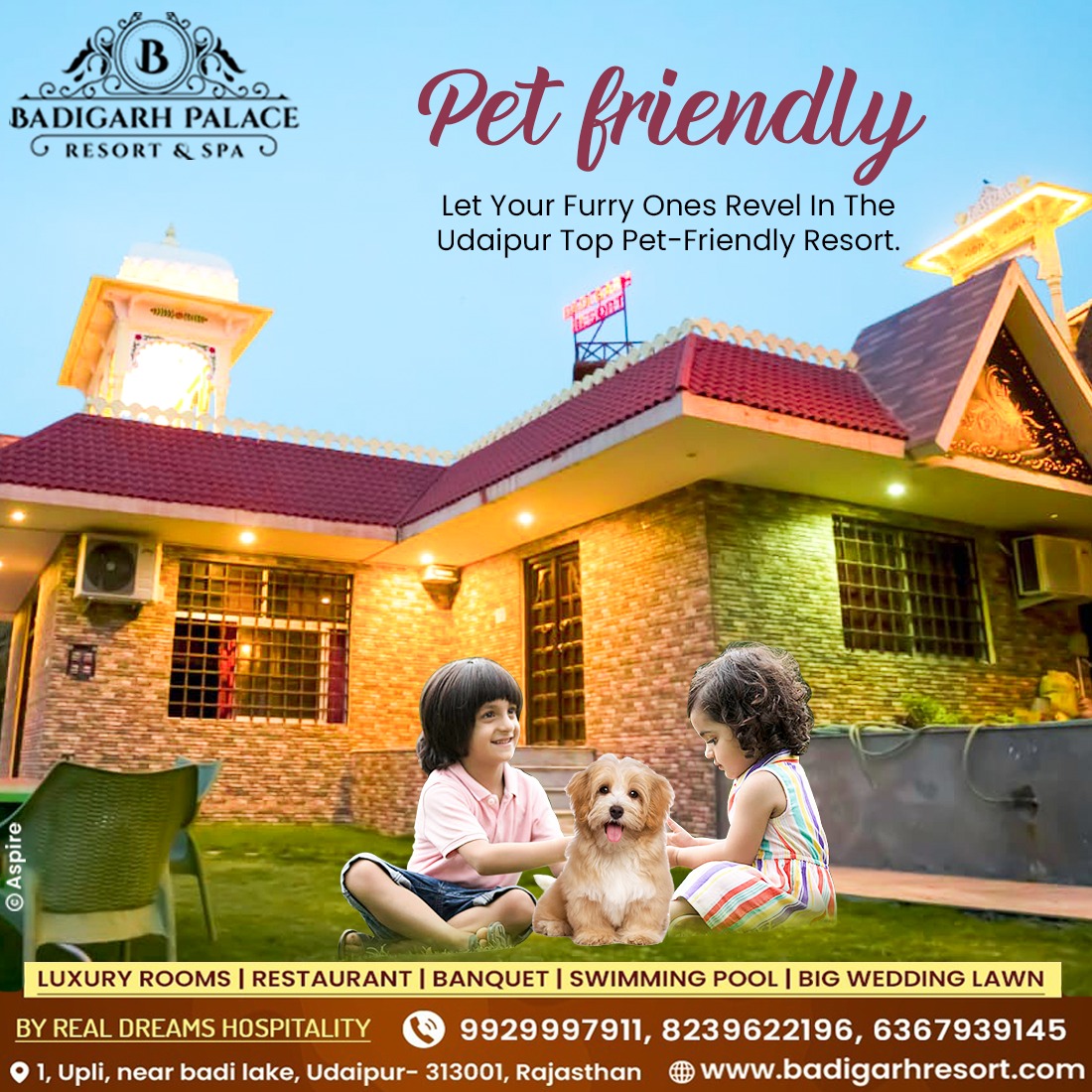 A Pet-Friendly Resort In Udaipur