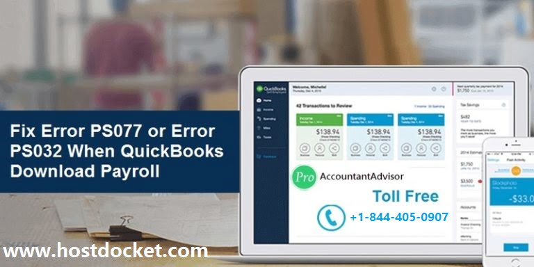 Error PS032 or PS077 updating payroll in QuickBooks desktop