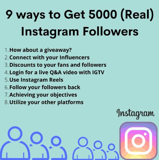 9 Ways to Get 5000 (Real) Instagram Followers