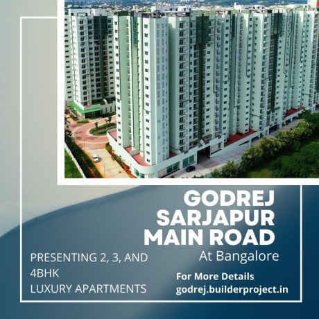 Godrej Sarjapur Main Road Bangalore - Awesome value! GREAT Location!