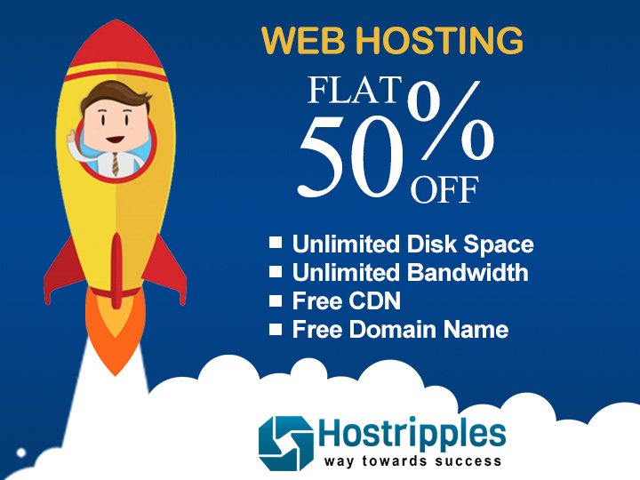 50% Off On Shared & Reseller Web Hosting - Hostripples