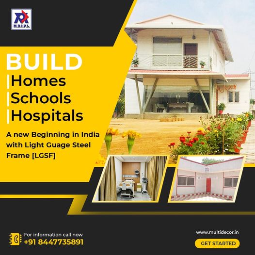 Best Steel Structure Manufacturers (LGSF) - Multi Decor India Pvt. Ltd