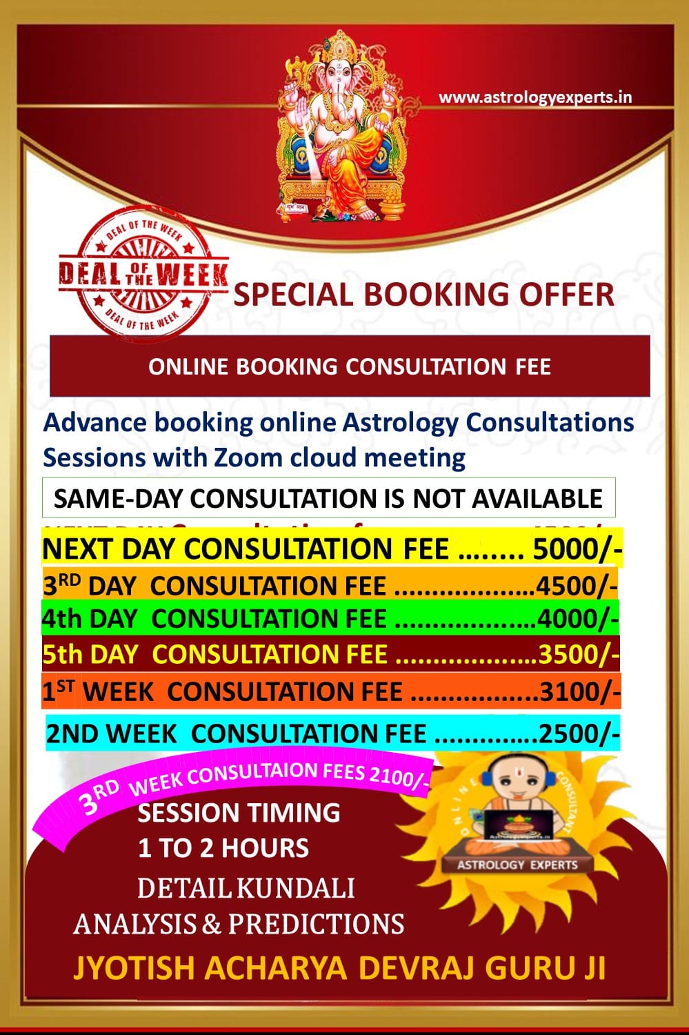 Types of Astrological Services Offered in India