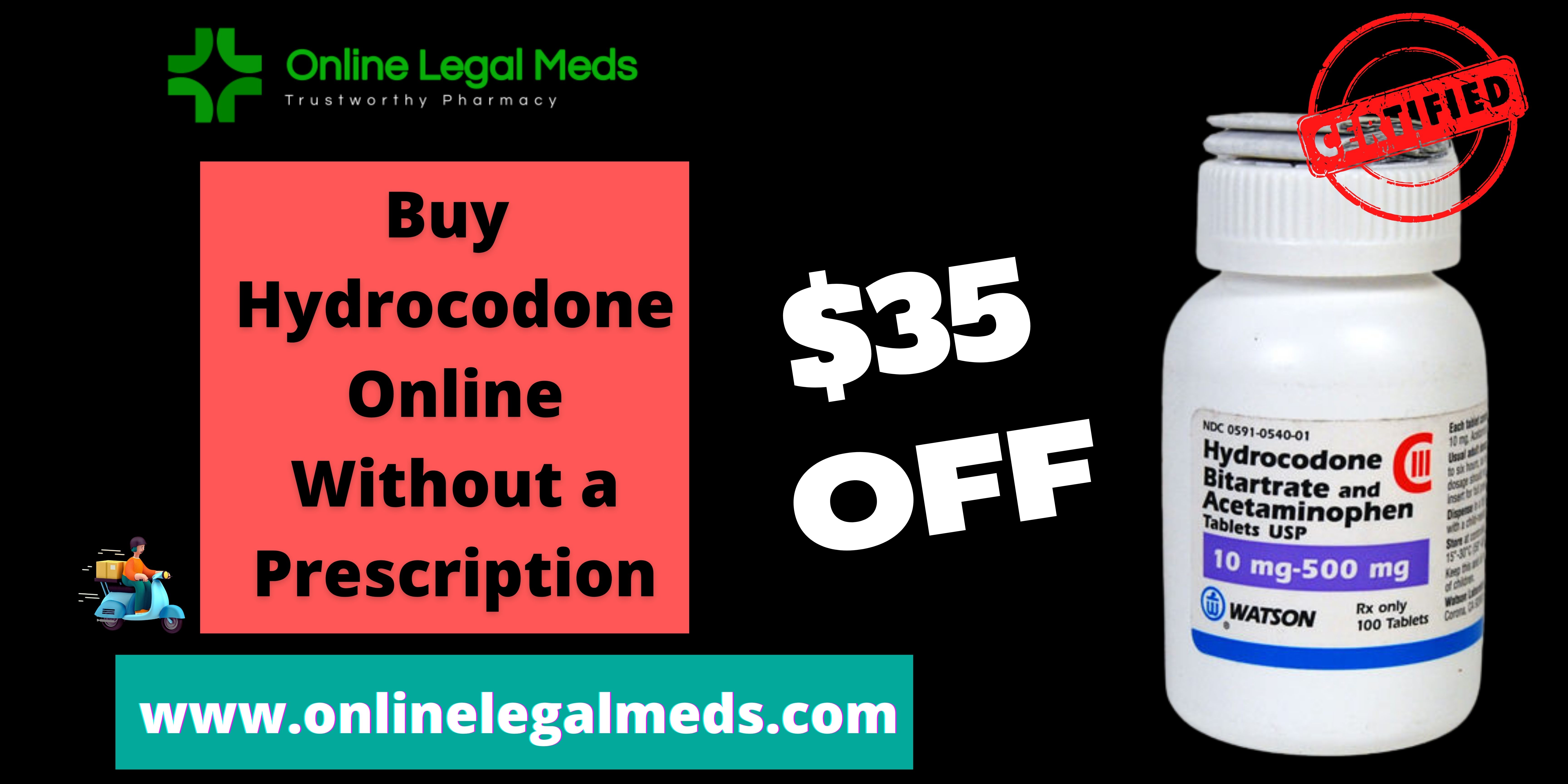 Buy Hydrocodone Online Without a Prescription