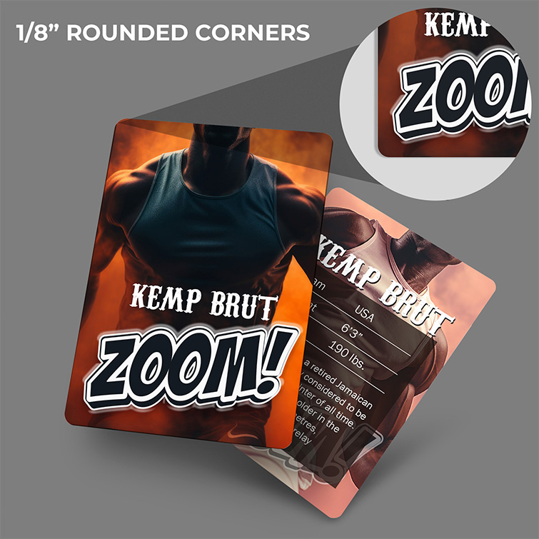 Print Custom Spot UV Trading Cards From PrintMagic