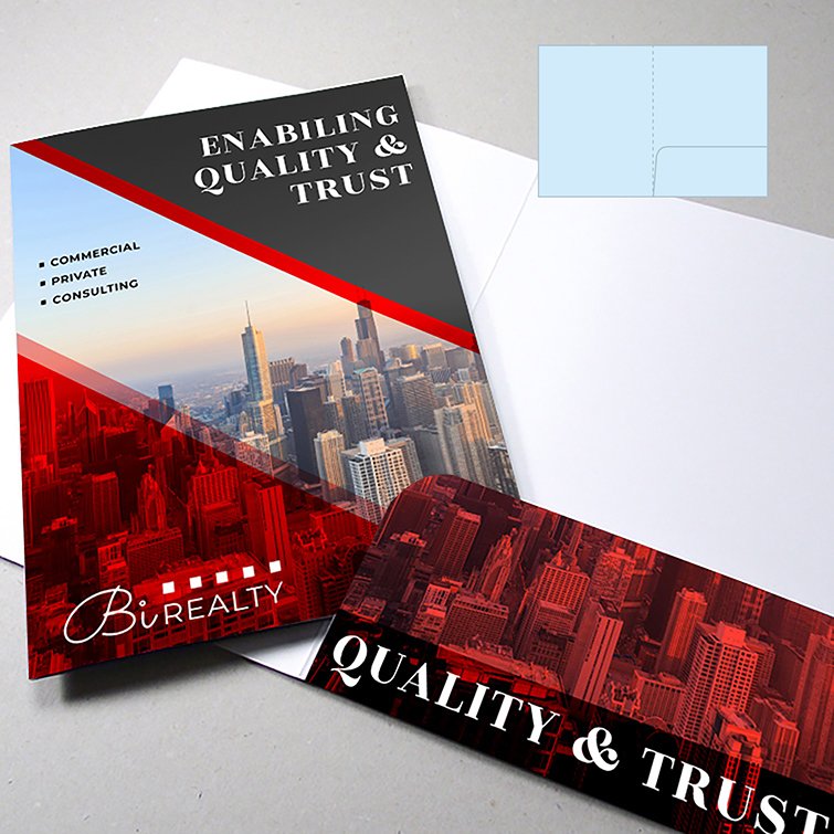 Print Pre Assembled Presentation Folders At PrintMagic