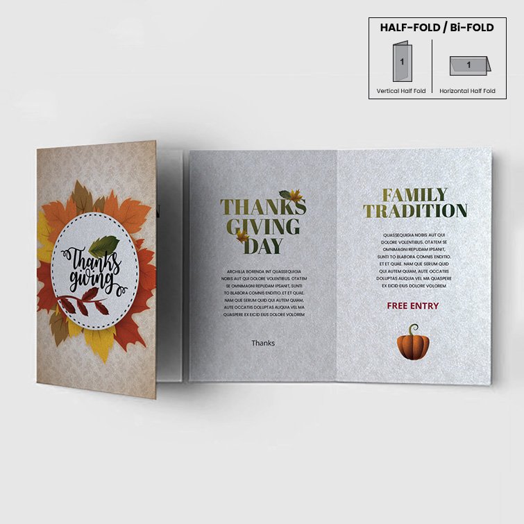 Print Custom Folded Pearl Metallic Greeting Cards  From PrintMagic