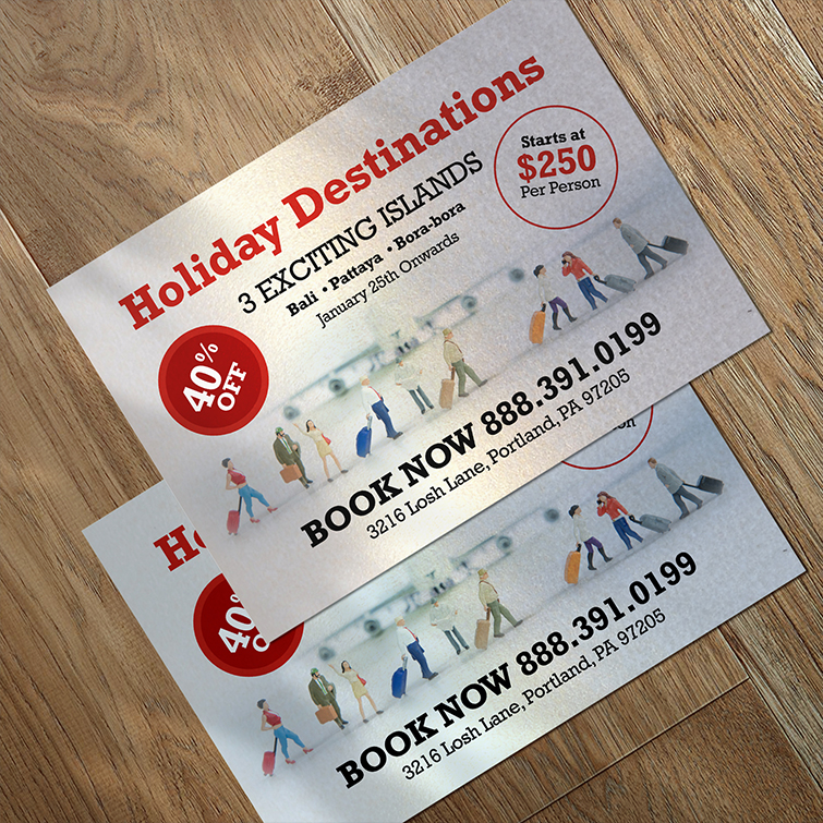 Print Pearl Metallic Flyers From PrintMagic